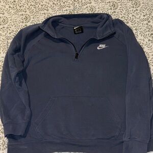 Nike Navy Half-Zip Pullover